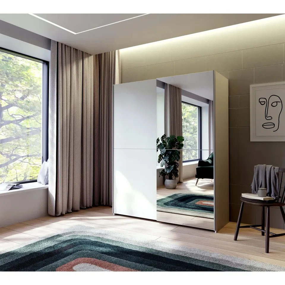 BOXED HINGE-DOOR WARDROBE NANDOR (5 BOXES)