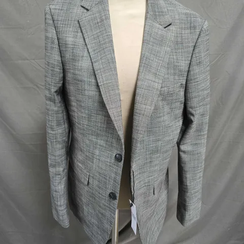 BURTON HALF LINED SUIT JACKET IN GREY SIZE 40R