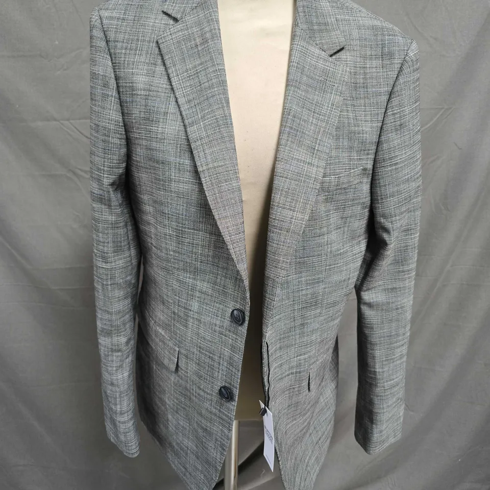BURTON HALF LINED SUIT JACKET IN GREY SIZE 40R
