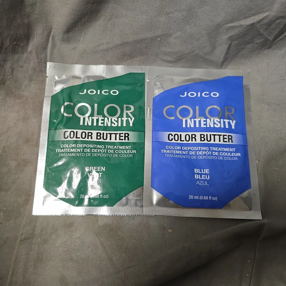 APPROXIMATELY 30 ASSORTED JOICO COLOUR INTENSITY BUTTER TO INCLUDE GREEN, BLUE, ETC - COLLECTION ONLY 