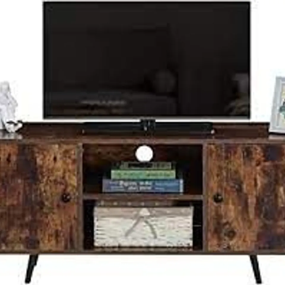 BOXED CLIPOP TV STAND FOR TVS UPTO 60" - DARK WOODGRAIN