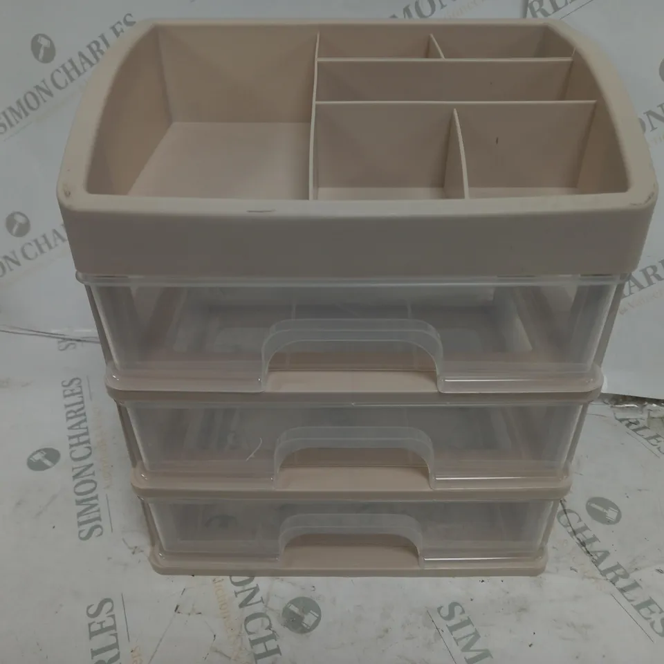 STORAGE DRAWERS IN DIRTY WHITE