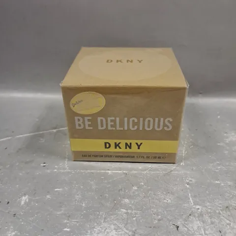 BOXED AND SEALED BE DELICIOUS DKNY EAU DE PARFUM 50ML