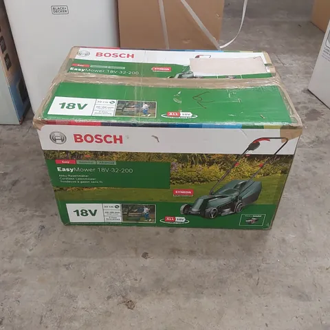 BOXED BOSCH EASYMOWER 18V LAWN MOWER
