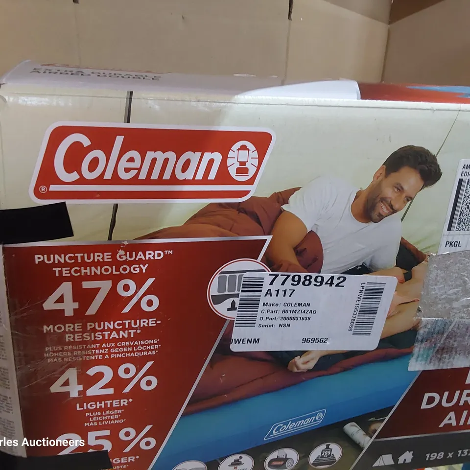 COLEMAN EXTRA DURABLE AIRBED SIZE DOUBLE 