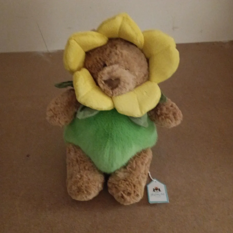 JELLYCAT BARTHOLOMEW BEAR DAFFODIL OUTFIT PLUSH