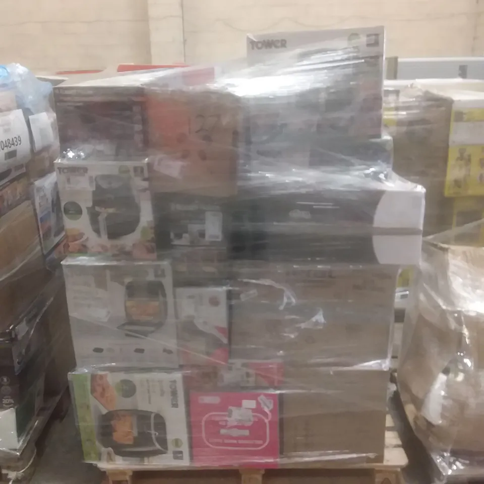 PALLET OF APPROXIMATELY 35 UNPROCESSED RAW RETURN HOUSEHOLD AND ELECTRICAL GOODS TO INCLUDE;