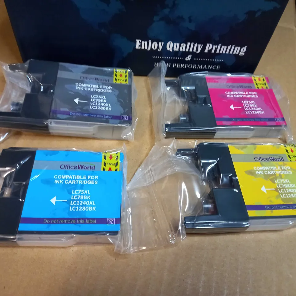 BOXED OFFICE WOLD ASSORTED PRINTER INKS