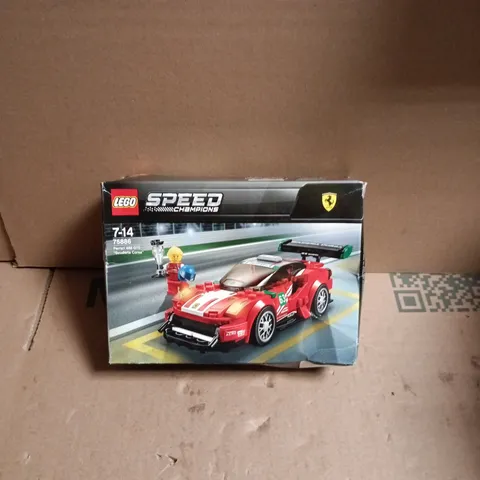 LEGO SPEED CHAMPIONS FERRARI RACE CAR SET – BOXED (AGES 7-14)