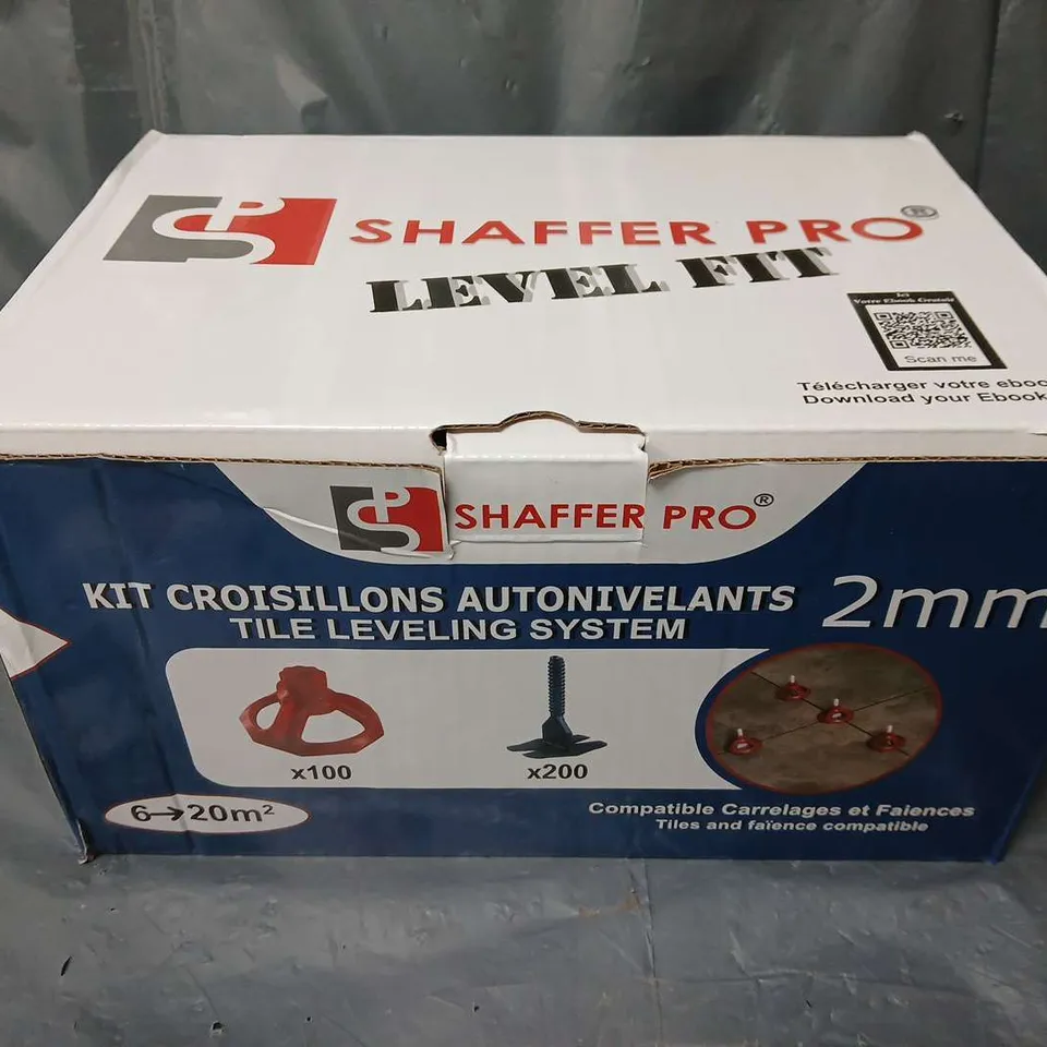 SHAFFER PRO LEVEL FIT TILE LEVELLING SYSTEM