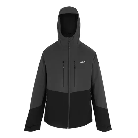 BRAND NEW REGATTA HIGHTON STRETCH PADDED JACKET IN BLACK - UK 5XL
