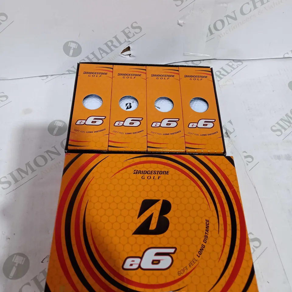 BRIDGESTONE e6 GOLF BALLS / WHITE DOZEN PACK