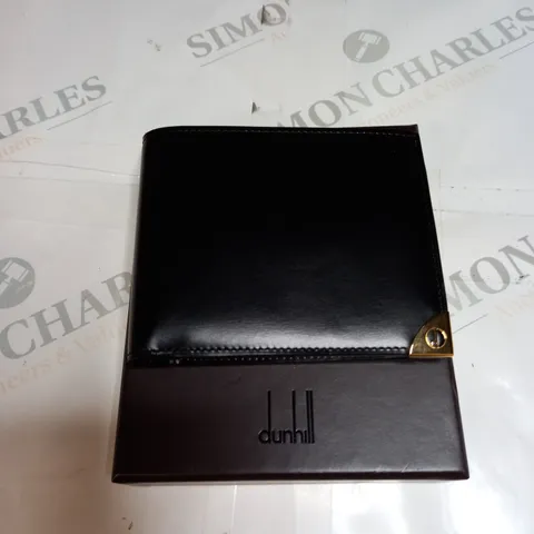 DUNHILL BLACK LEATHER WALLET