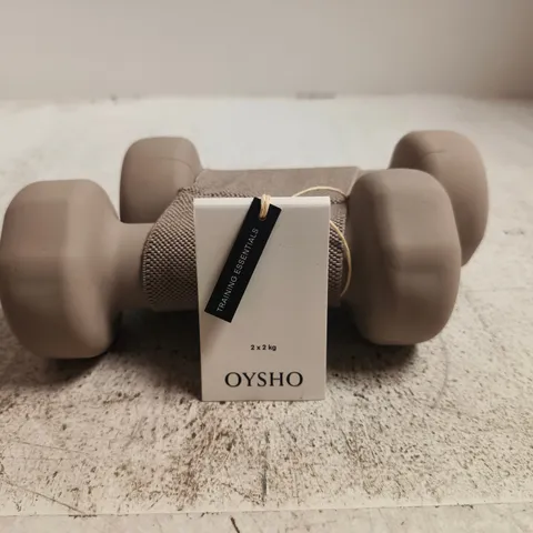 OYSHO TRAINING ESSENTIALS DUMBBELLS – 2 X 4KG