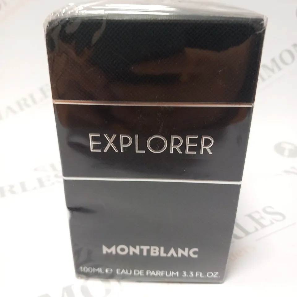 BOXED AND SEALED EXPLORER MONT BLANC EAU DE PARFUM 100ML