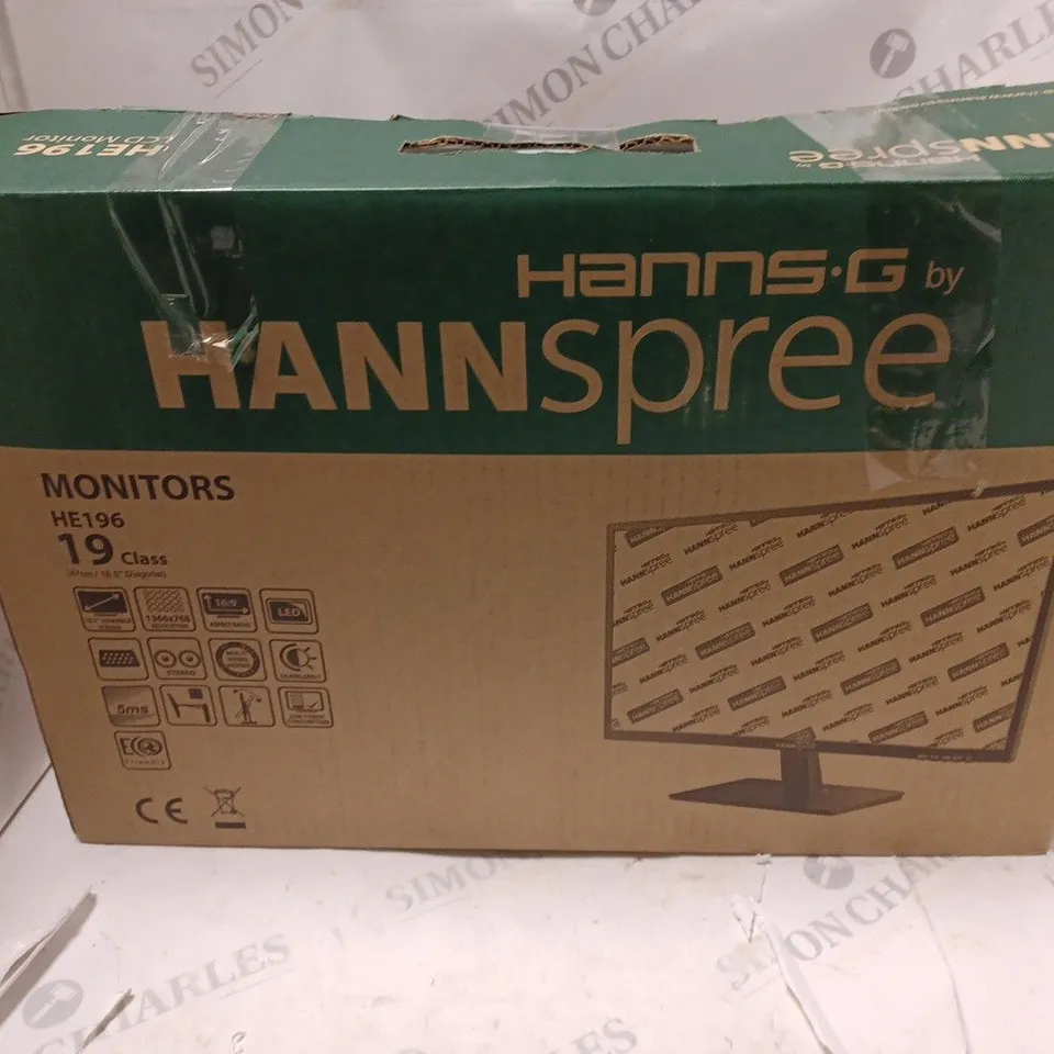 BOXED HANNSG HE196 19 CLASS MONITOR (18.5")