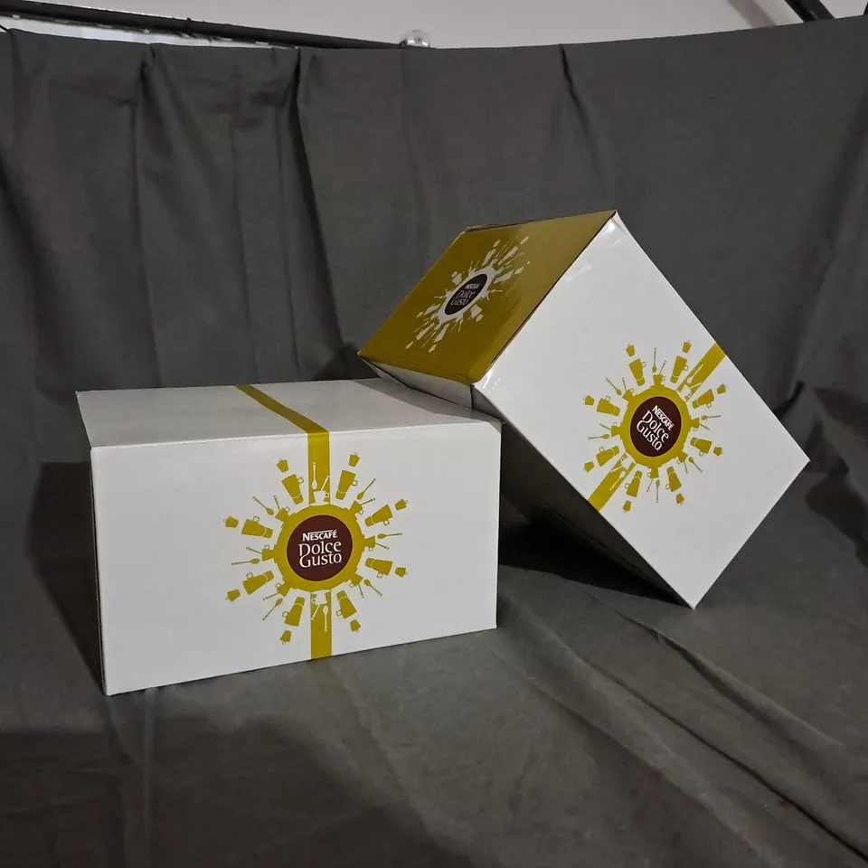 2 BOXED PAIR OF NESCAFÉ DOLCE GUSTO COLD DRINKING CLASSES - COLLECTION ONLY
