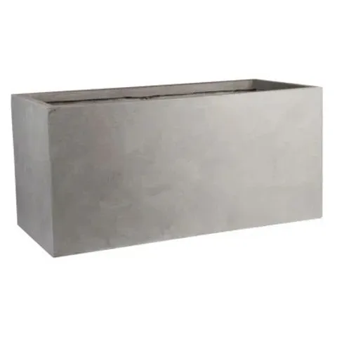 BOXED LARGE TROUGH PLANTER, FROSTPROOF OUTDOOR PLANT POT