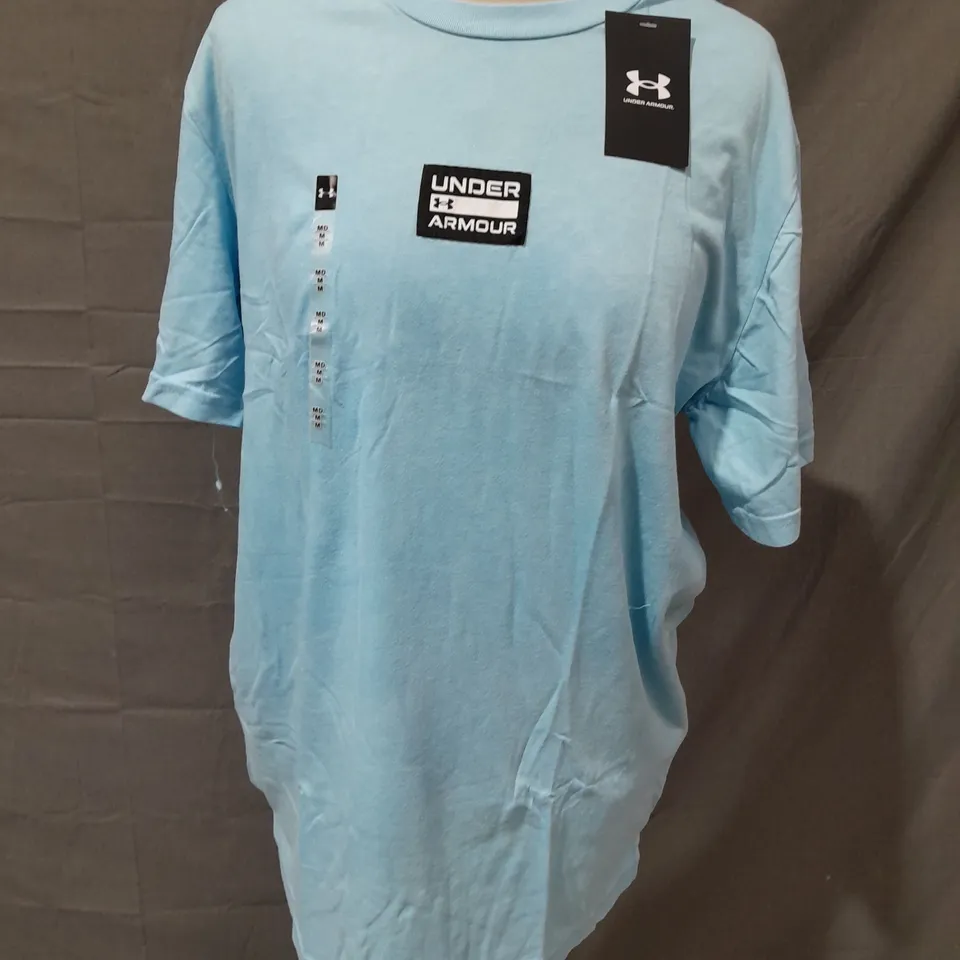 UNDER ARMOUR ELEVATED CORE BLUE T-SHIRT - M