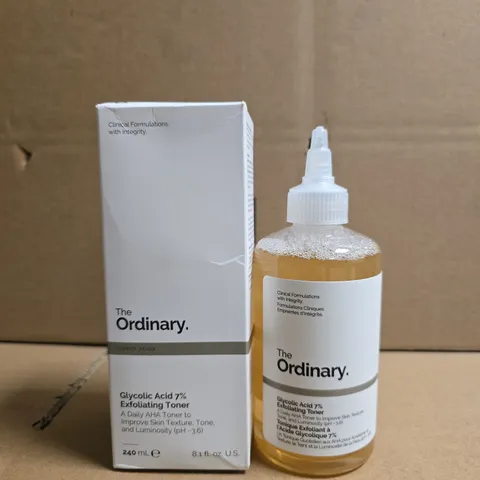 THE ORDINARY GLYCOLIC ACID 7% EXFOLIATING TONER, 240 ML – BOXED