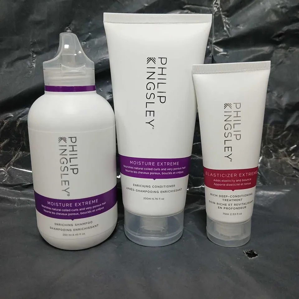 PHILIP KINGSLEY 3 PIECE MOISTURE EXTREME HAIR SET