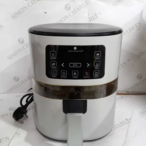 BOXED COOK'S ESSENTIALS 4.0L AIR FRYER, COOL GREY