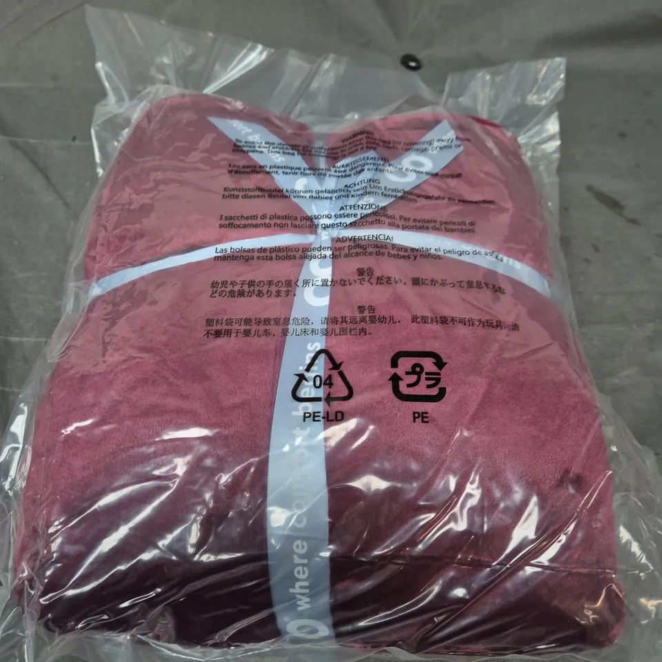 SEALED OODIE OVERSIZED HOODED BLANKET - PURPLE 