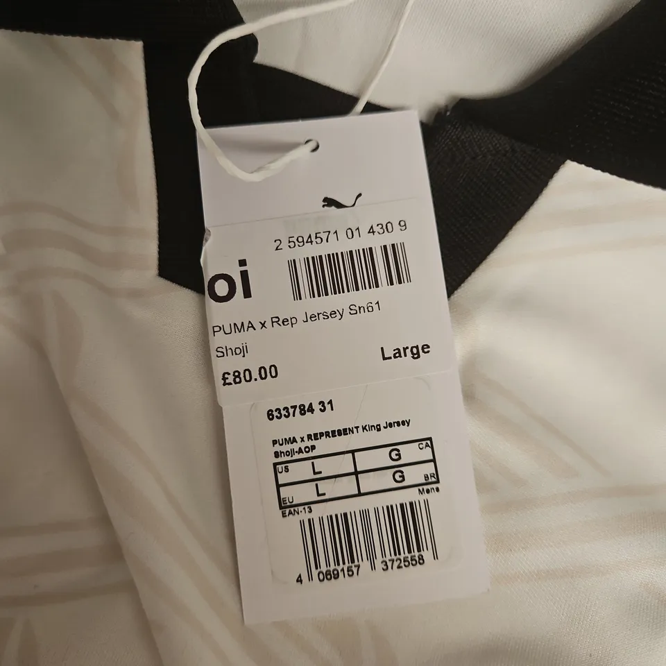 PUMA X REPRESENT KING JERSEY SHOJI FOOTBALL JERSEY – WHITE – LARGE