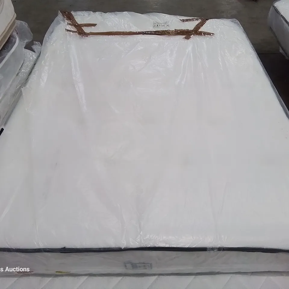 QUALITY BAGGED COOL BLUE POCKET SPRUNG 5' KING SIZED MATTRESS 