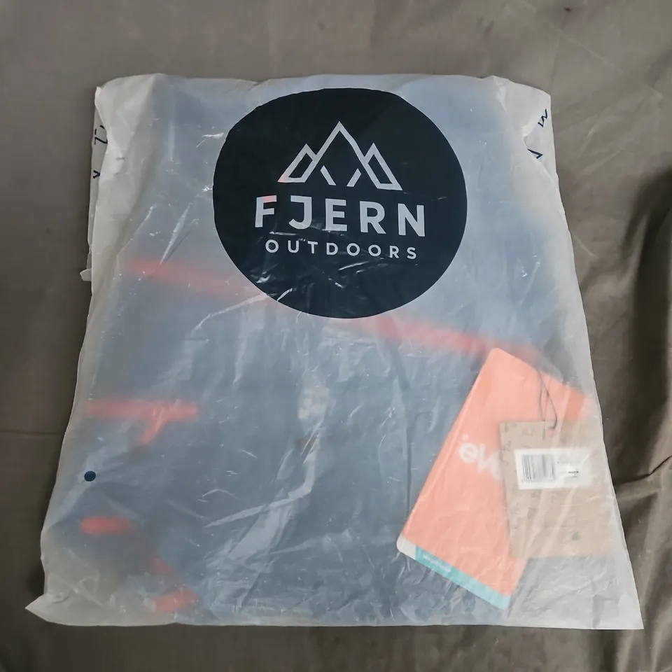 BAGGED FJERN OUTDOORS WOMEN'S JACKET – SIZE M – TEAL/ORANGE