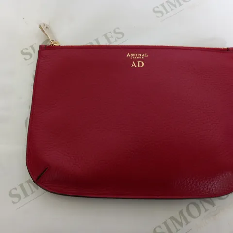 ASPINALL LONDON AD PURSE IN RED