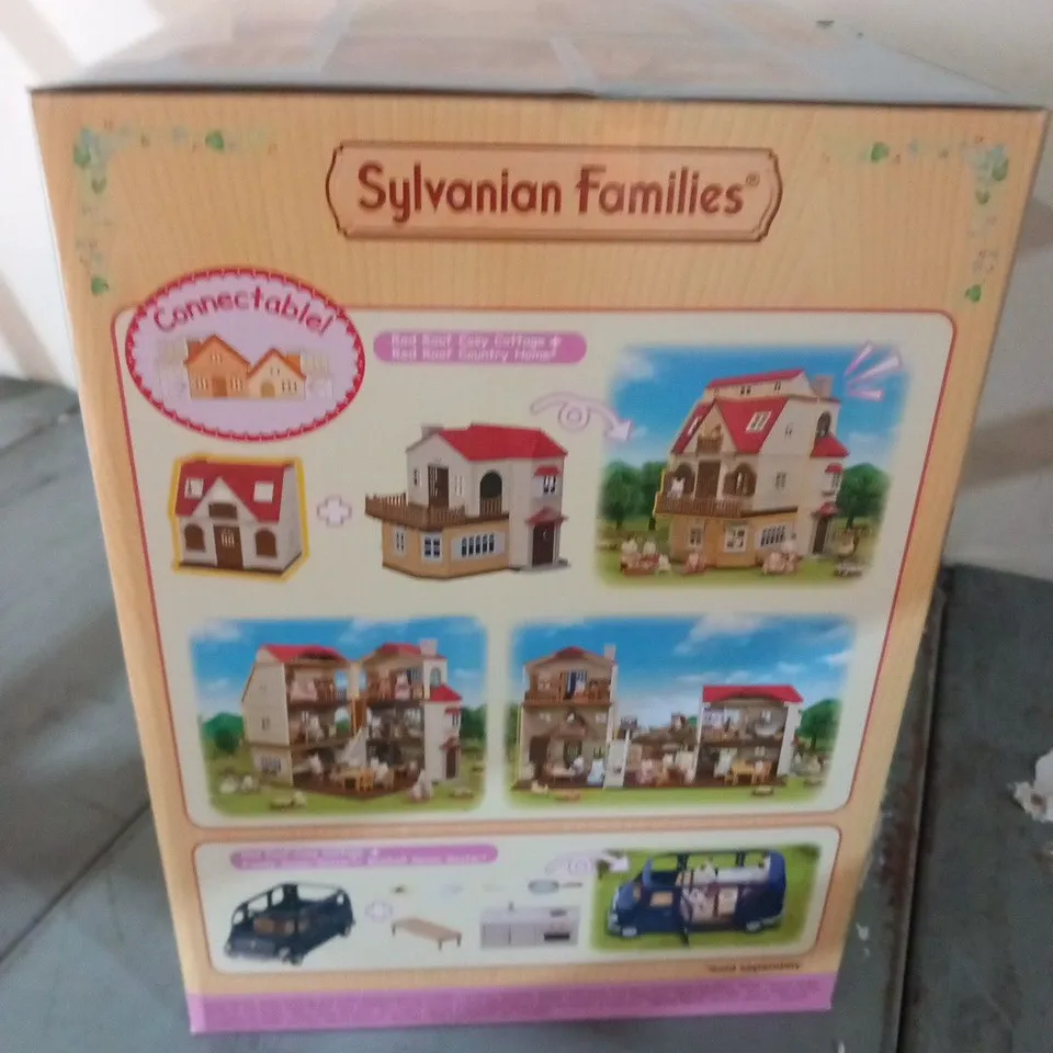 APPROXIMATELY 6 BRAND NEW BOXED SYLVANIAN FAMILIES RED ROOF COSY COTTAGE STARTER HOME