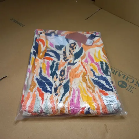 PACKAGED DESIGNER MULTI PRINT MAXI DRESS - SIZE 18