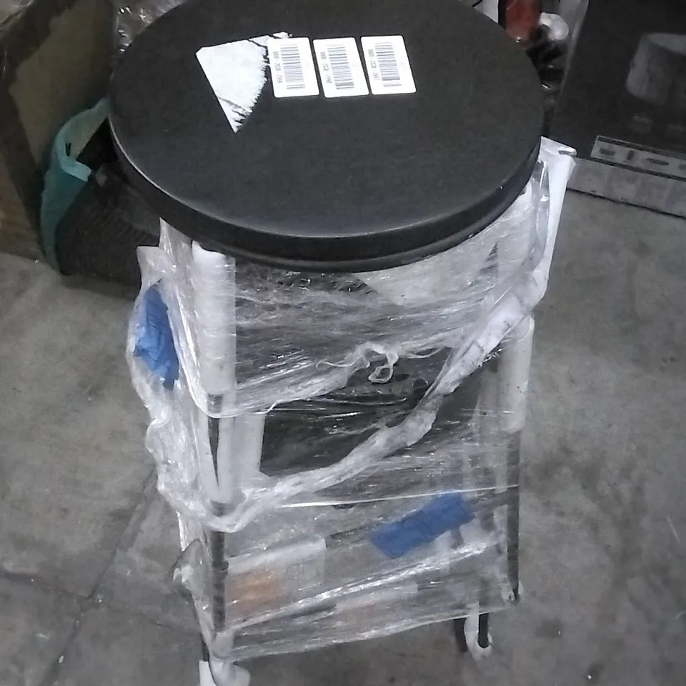 SET OF 3 MALOUX FIXED LEG BAR STOOLS