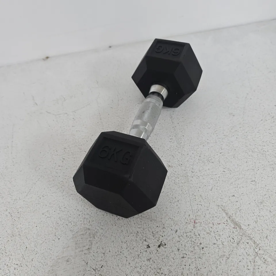 HEX DUMBBELL, 6 KG