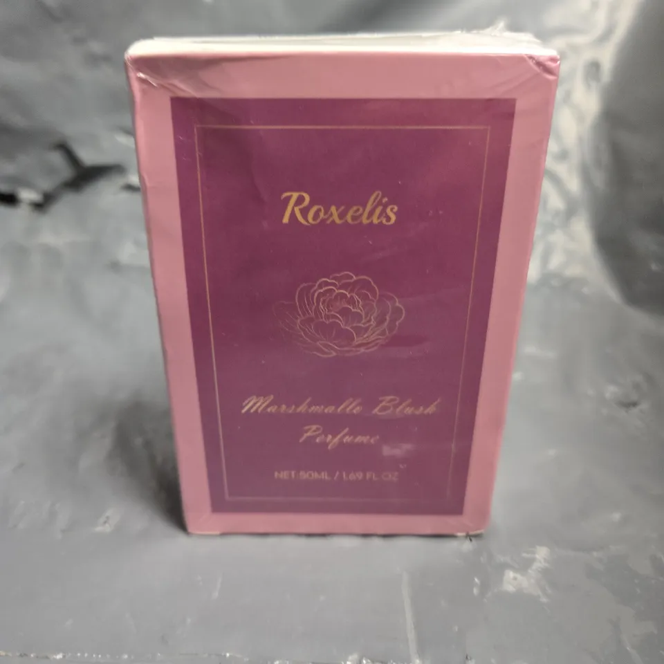 BOXED AND SEALED ROXELIS MARSHMALLO BLUSH PERFUME 50ML