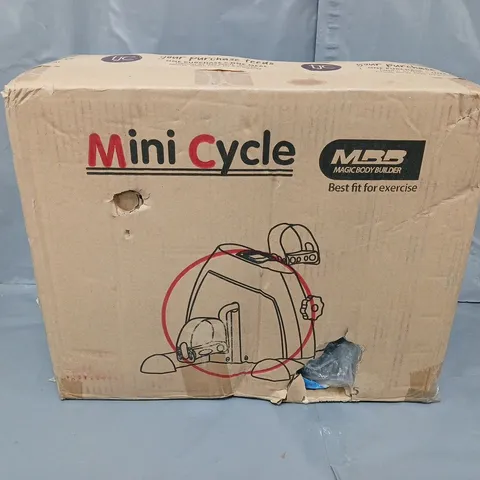 BOXED MAGIC BODY BUILDER MINI CYCLE IN BLACK (LS-605)