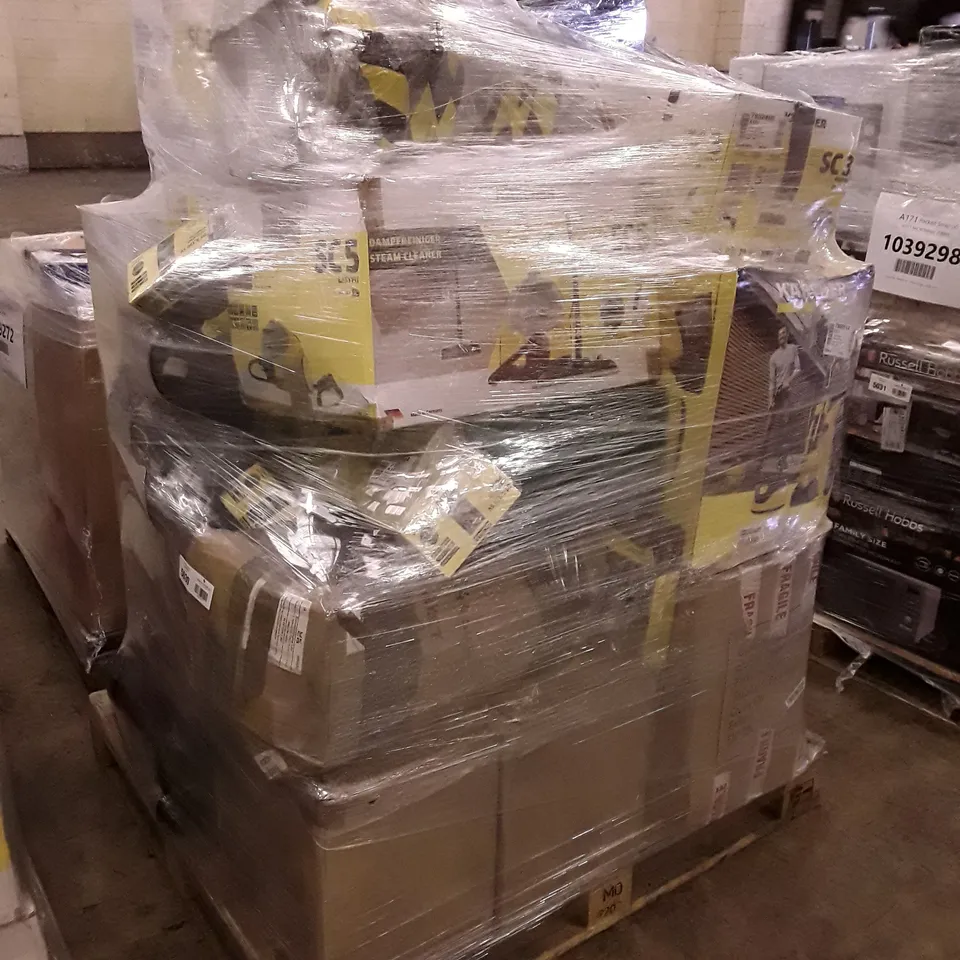 PALLET OF APPROXIMATELY ASSORTED HOUSEHOLD & ELECTRICAL ITEMS INCLUDING