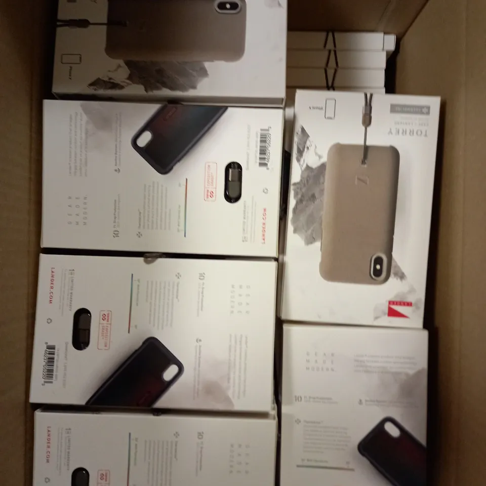 APPROXIMATELY 60 BOXED LANDER TORREY PROTECTIVE SMARTPHONE CASES FOR IPHONE X
