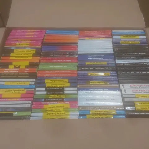 BOX OF APPROX 100 BRAND NEW MUSIC CDS TO INCLUDE;