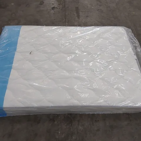 BAGGED DESIGNER DOUBLE 135CM AIRSPRUNG LUXURY QUILTED MEDIUM MATTRESS