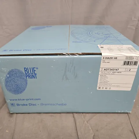 BOXED BLUE PRINT PAIR OF ADT343147 TOYOTA BRAKE DISCS