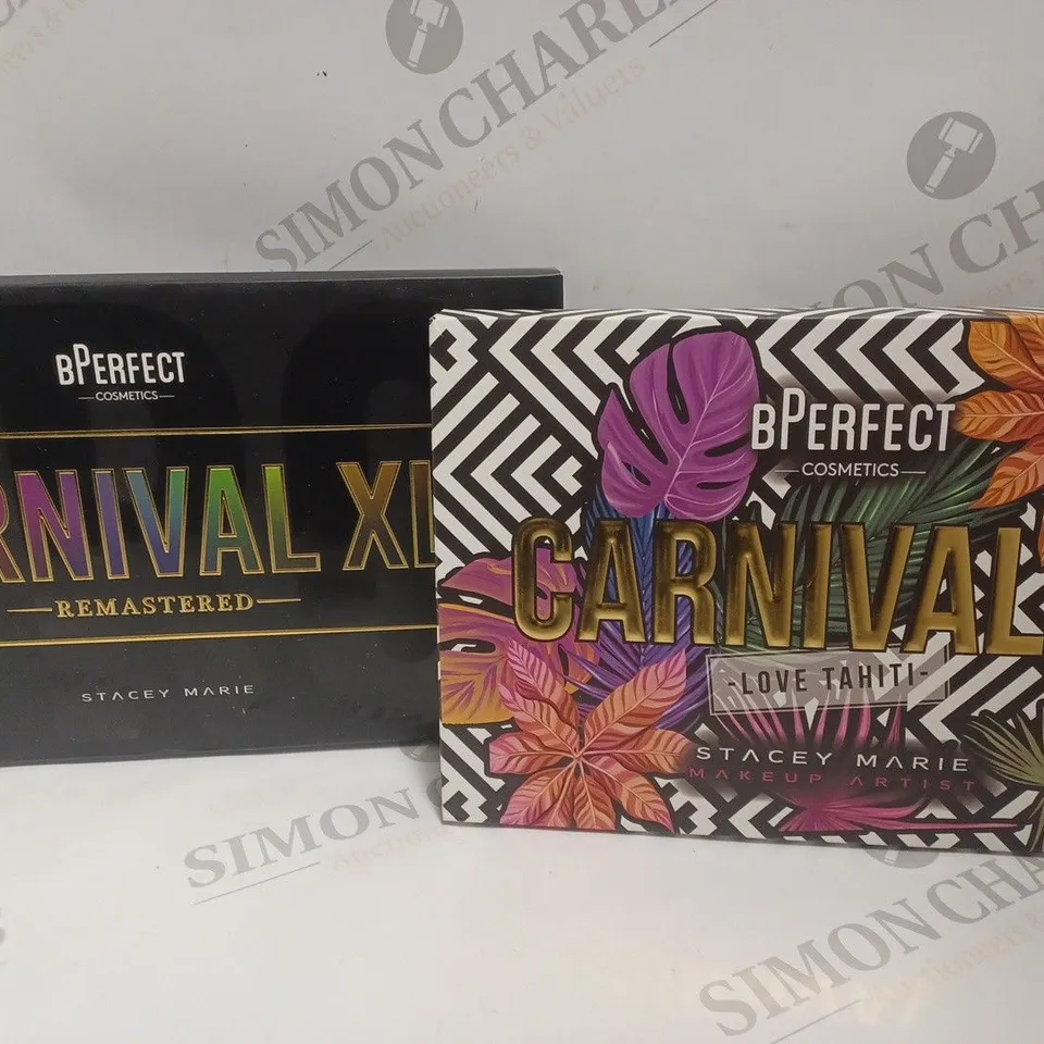 BPERFECT COSMETICS CARNIVAL III AND XL MAKE UP PALLETES