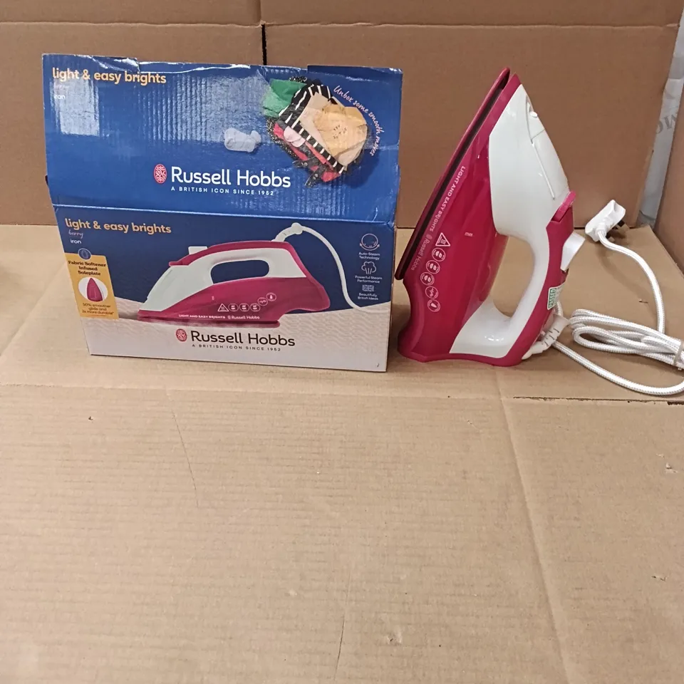 RUSSELL HOBBS LIGHT & EASY IRON BRIGHTS 26480 - BERRY