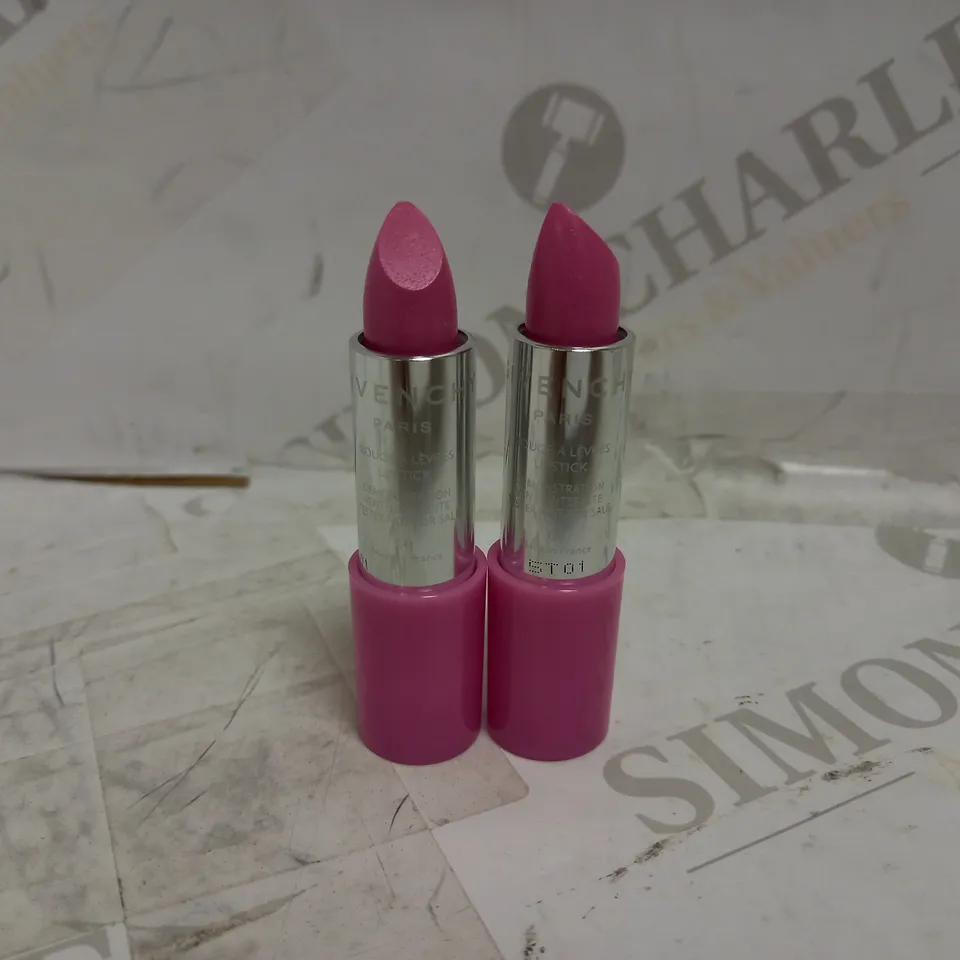 PAIR OF GIVENCHY FANTASY PINK LIPSTICK