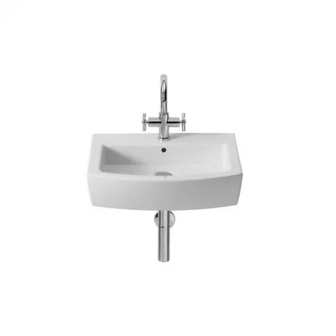 BRAND NEW BOXED HALL WALL HUNG/COUNTERTOP BASIN 550X485MM 1TH - WHITE