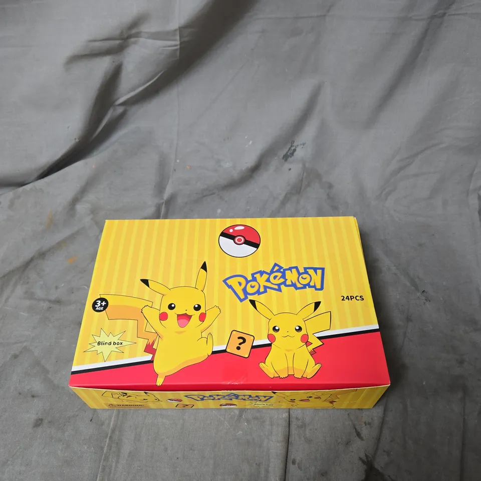 BOX OF APPROXIMATELY 24 ASSORTED POKEMON PIECES - BLIND BOX