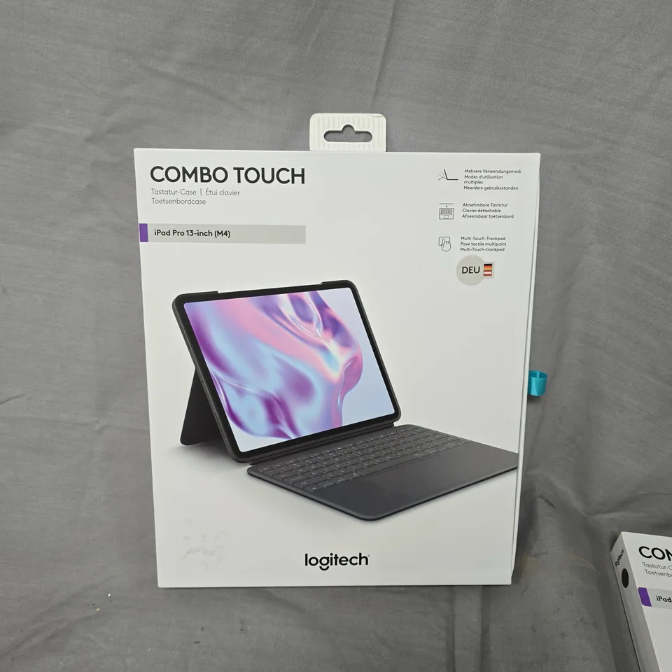 BOXED LOGITECH COMBO TOUCH IPAD PRO 13-INCH (M4) CASE (DEU LAYOUT)