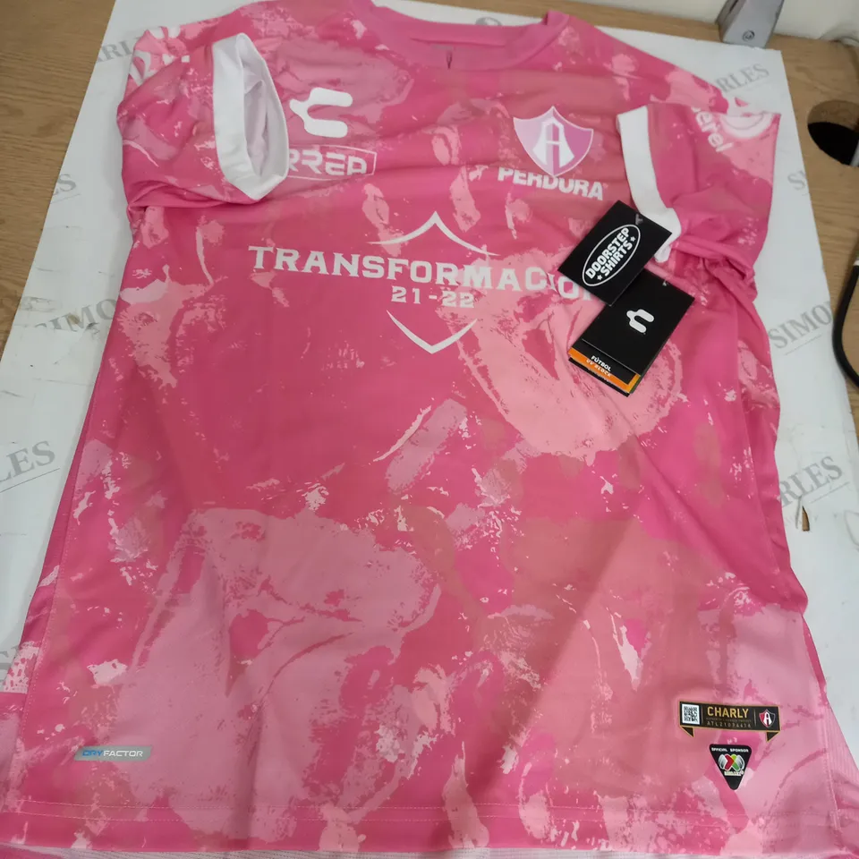 PERDURA PINK JERSEY SIZE M