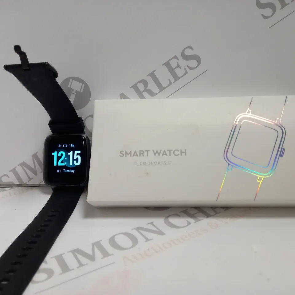 BOXED SMART WATCH ID205L IN BLACK